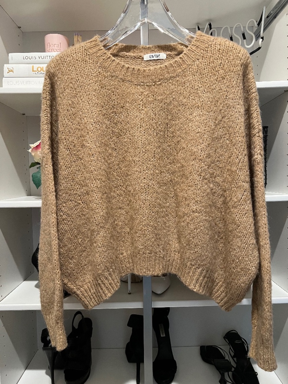 12th Tribe - Montana Sweater - Camel - Size M